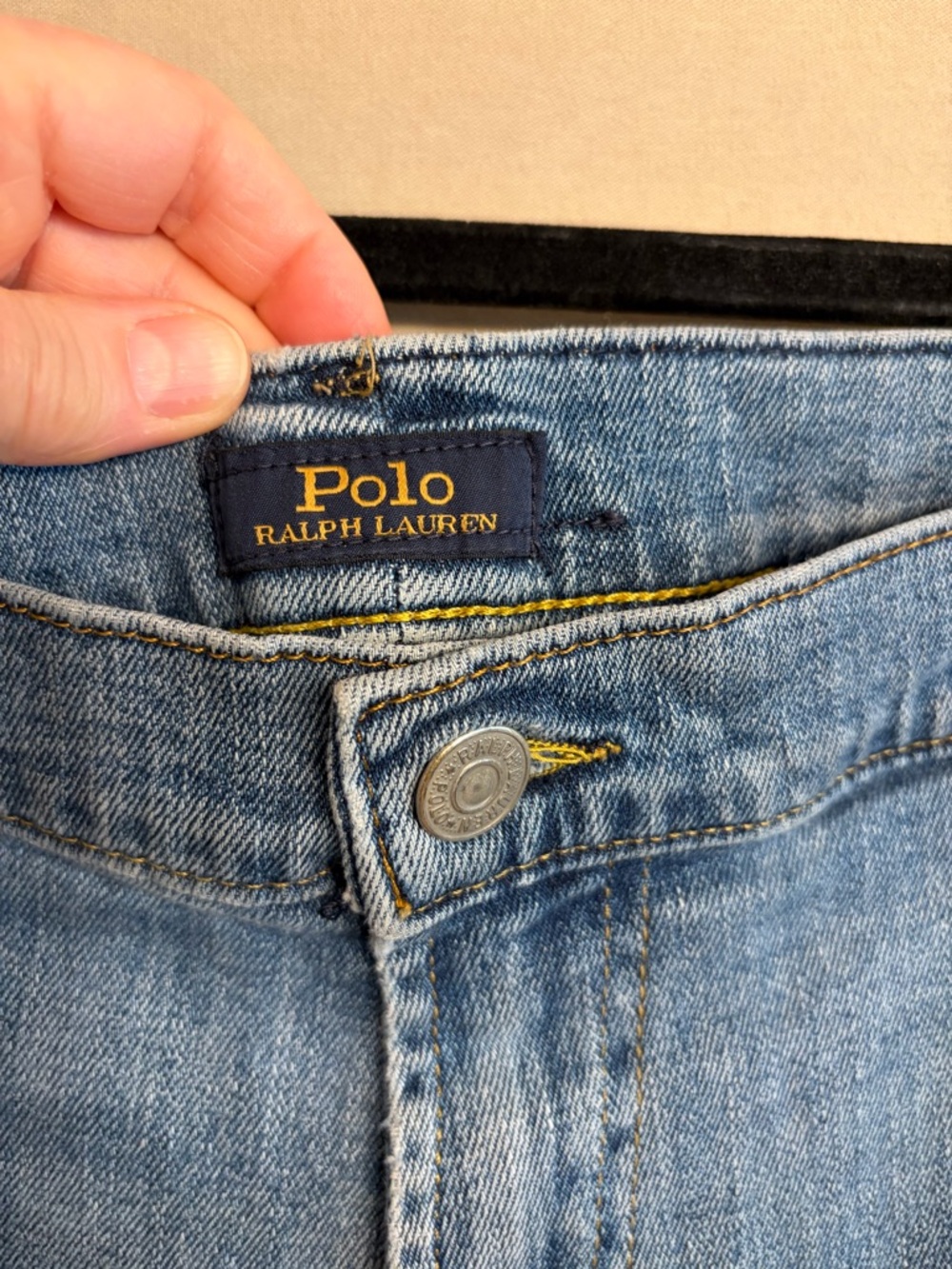 Polo Ralph Lauren Men’s Jeans Light Blue Relaxed Fit 44 x 34 Classic Timeless - Picture 3 of 12